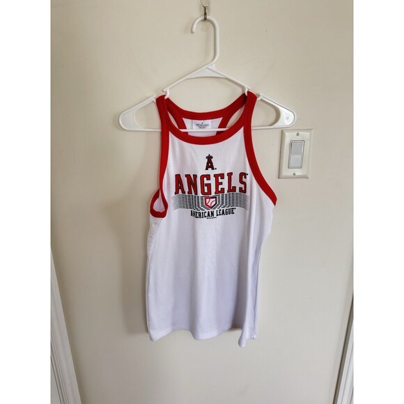 Soft As A Grape Women's Angels MLB Tank Top Baseball XL - Picture 1 of 5